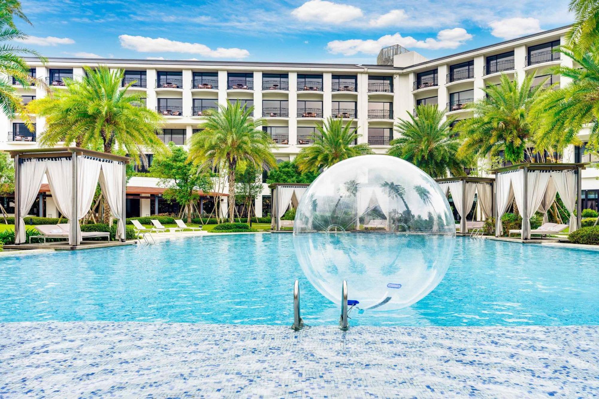The Westin Tashee Resort, Taoyuan Thị trấn Đại Khê Ngoại thất bức ảnh The pool at the hotel